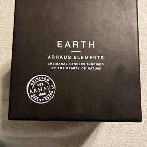 Arhaus Elements Earth Candle Holder - Black